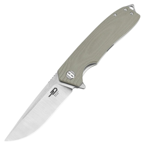 Nóż składany Bestech Lion Beige G10, Stonewashed/Satin D2 (BG01C)-1