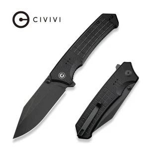 Nóż składany Civivi Tacticorix Black G10, Black Stonewashed Nitro-V (C23055-1)-1
