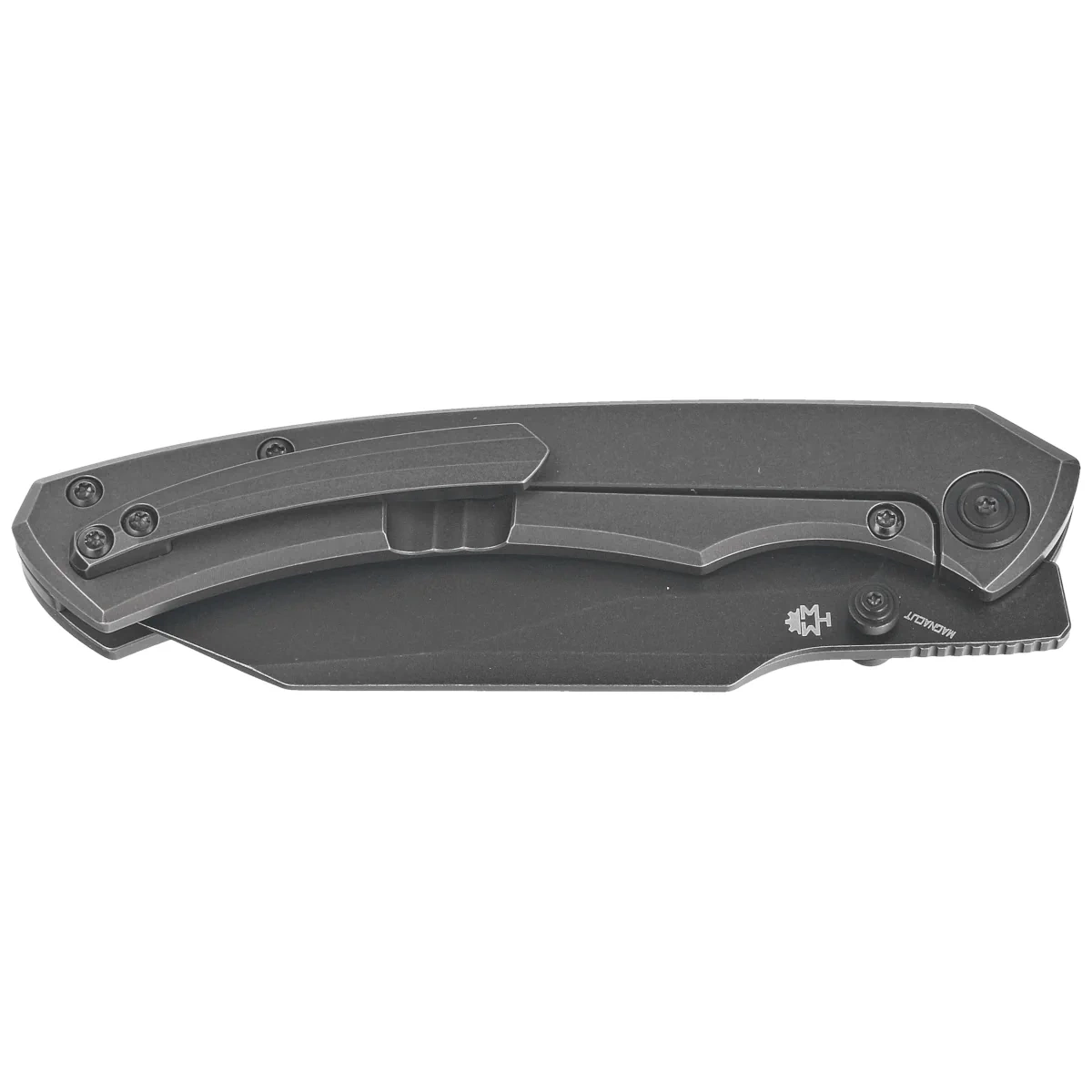 Nóż składany Bestech Clastic Black/Bronze Titanium, Black Stonewashed MagnaCut by Horizon Machine Works (BT2407B)-2