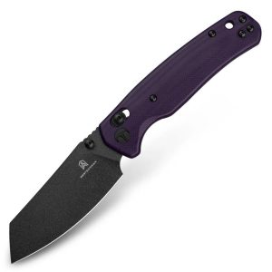 Nóż składany Bestechman Cicada's Wing Purple G10, Black 10Cr15MoV (BMK06B)-1