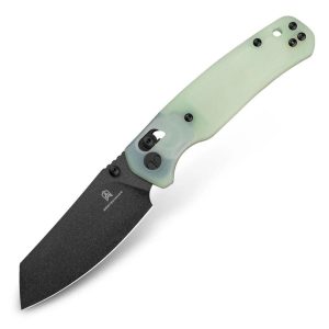 Nóż składany Bestechman Cicada's Wing Jade G10, Black 10Cr15MoV (BMK06A)-1