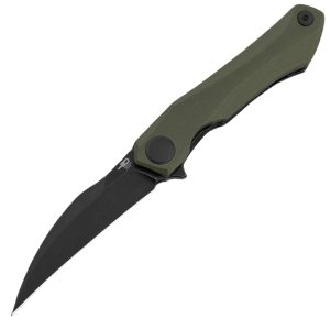 Nóż składany Bestech Ivy OD Green G10, Black Stonewashed 14C28N by Ostap Hel (BG59C)-1