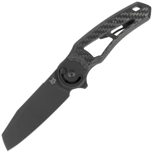 Nóż składany Fox Metamorphosis Black 3K Carbon Fiber, Black PVD M390 (FX-556-A4)-1