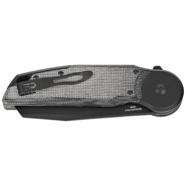 Nóż składany Fox Metamorphosis Black Micarta, Black PVD M390 (FX-556-A2)-2