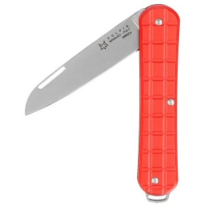 Scyzoryk Fox Vulpis Grenade Pattern Red Aluminium, Polished N690Co (FX-VPGP130 RD)-1