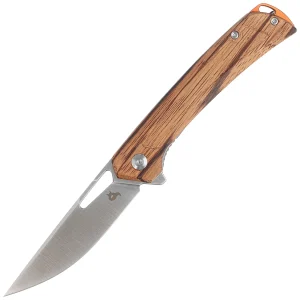 Nóż składany BlackFox Sneaky Zebrano Wood, Satin D2 (BF-768 W)-1