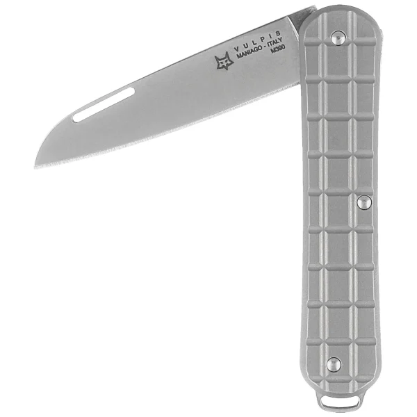 Scyzoryk Fox Vulpis Grenade Pattern Titanium, Polished N690Co (FX-VPGP130 TI)-1