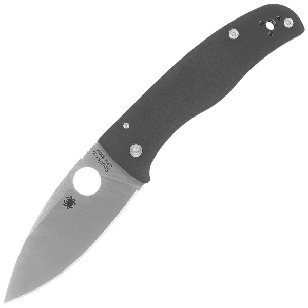 Nóż składany Spyderco Bodacious Black G10, Satin CPM S30V by Sal Glesser (C263GP)-1