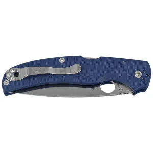 Nóż składany Spyderco Native Chief Cobalt Blue G10, Satin CPM SPY27 by Sal, Eric Glesser (C244GPCBL)-2