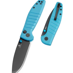 Nóż składany Bestechman Goodboy Jr. Blue G10, Grey PVD D2 by Keanu Alfaro (BMK10D)-1