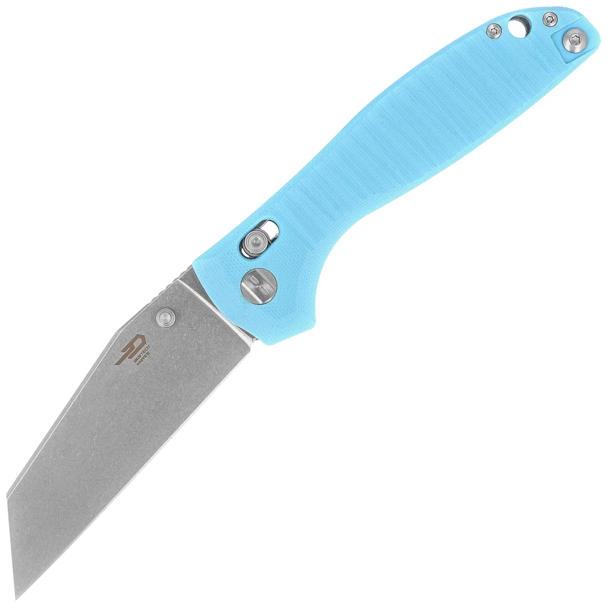 Nóż składany Bestech Liger Light Blue G10, Stonewashed D2 by Keanu Alfaro (BG61D)-1