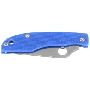 Nóż składany Spyderco Grasshopper Blue G10, Satin 12C27 (C138GBLP)-2