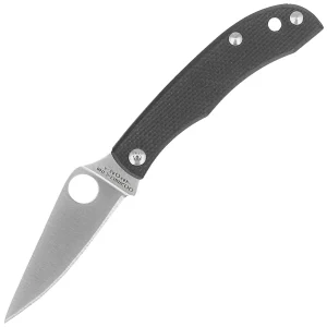 Nóż składany Spyderco Honeybee Black G10, Satin 12C27 (C137GBKP)-1