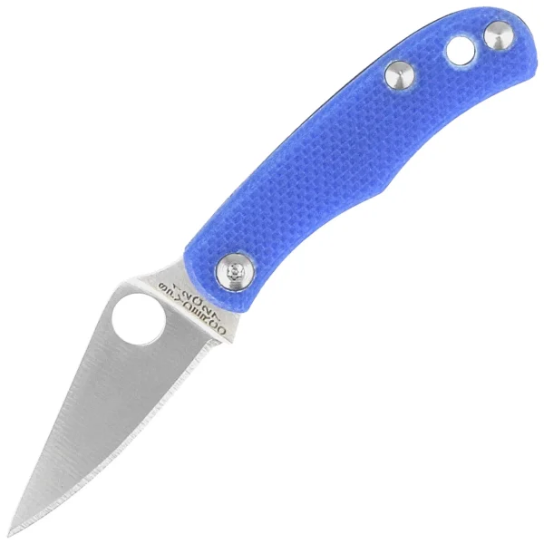 Nóż składany Spyderco Bug Blue G10, Satin 12C27 (C133GBLP)-1