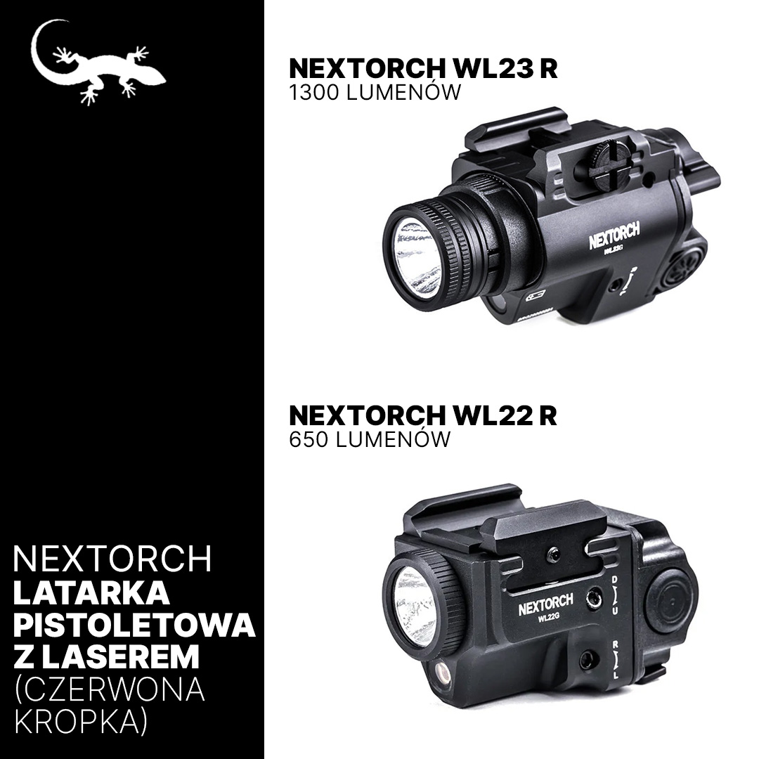 Baner latarka pistoletowa Nextorch
