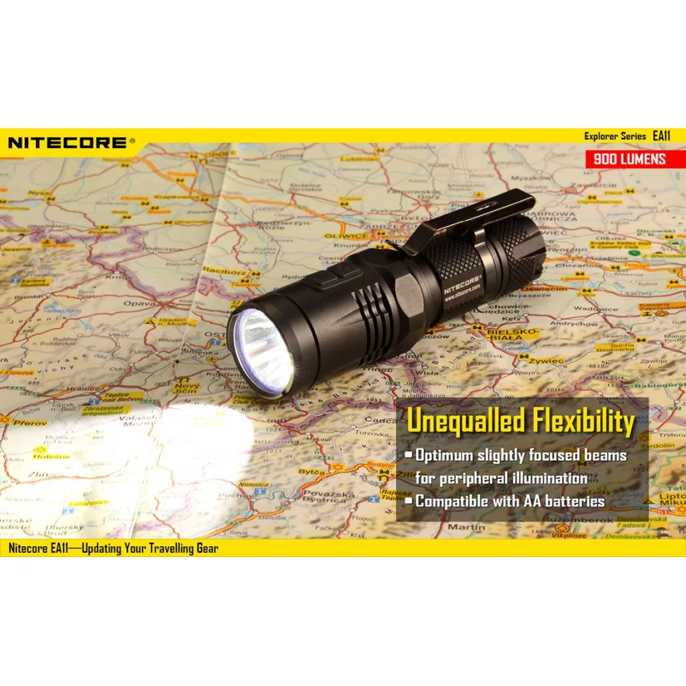 Latarka Nitecore EA11 900 lumenów 4 Latarka Nitecore EA11 900 lumenów