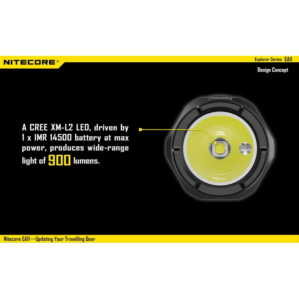 Latarka Nitecore EA11 900 lumenów 5 Latarka Nitecore EA11 900 lumenów