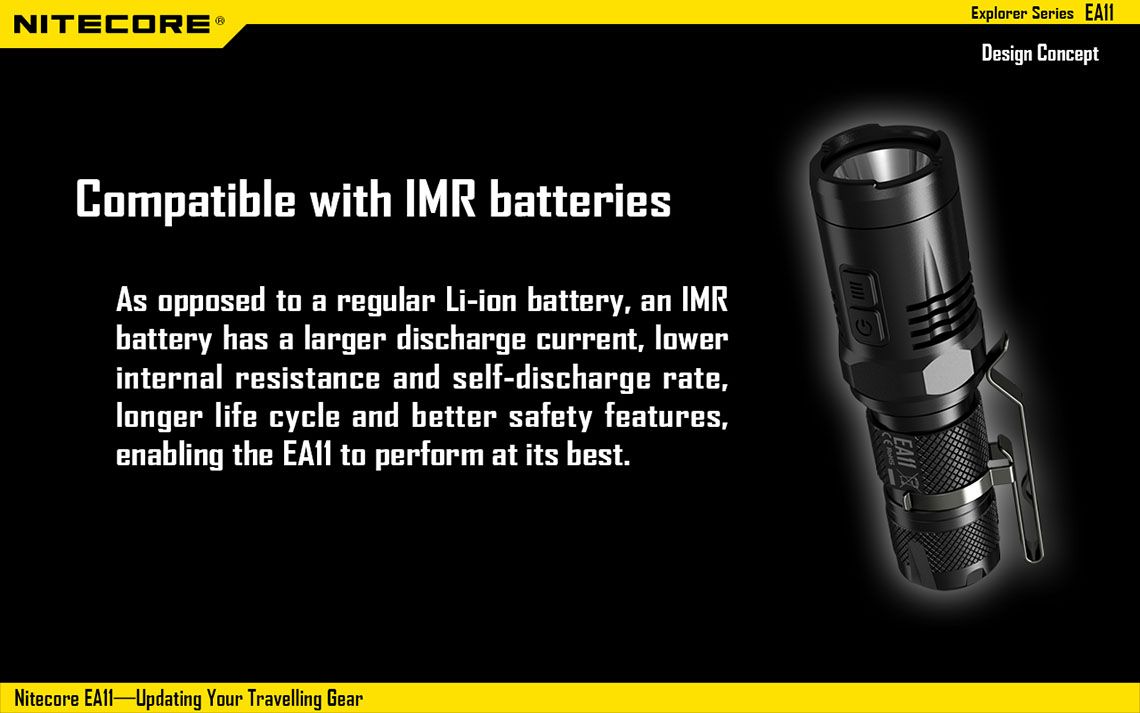 Światło S.O.S.: Tak | Maksymalny czas pracy (godz.): 12 | Zasięg wiązki światła (m): 190 | Waga bez baterii (g): 53 | Ładowarka w zestawie: Nie | Futerał: Tak | Wodoodporność: Tak | Kolor: Czarny | Baterie (kompatybilne): 1x AA | Długość całkowita (mm): 92 | Średnica głowicy (mm): 25 | Źródło światła: Dioda LED CREE XM-L2 U2 | Światło stroboskopowe: tak | Moc światła (L): 900 - LifeGun.pl Latarka Nitecore EA11 900 lumenów-6