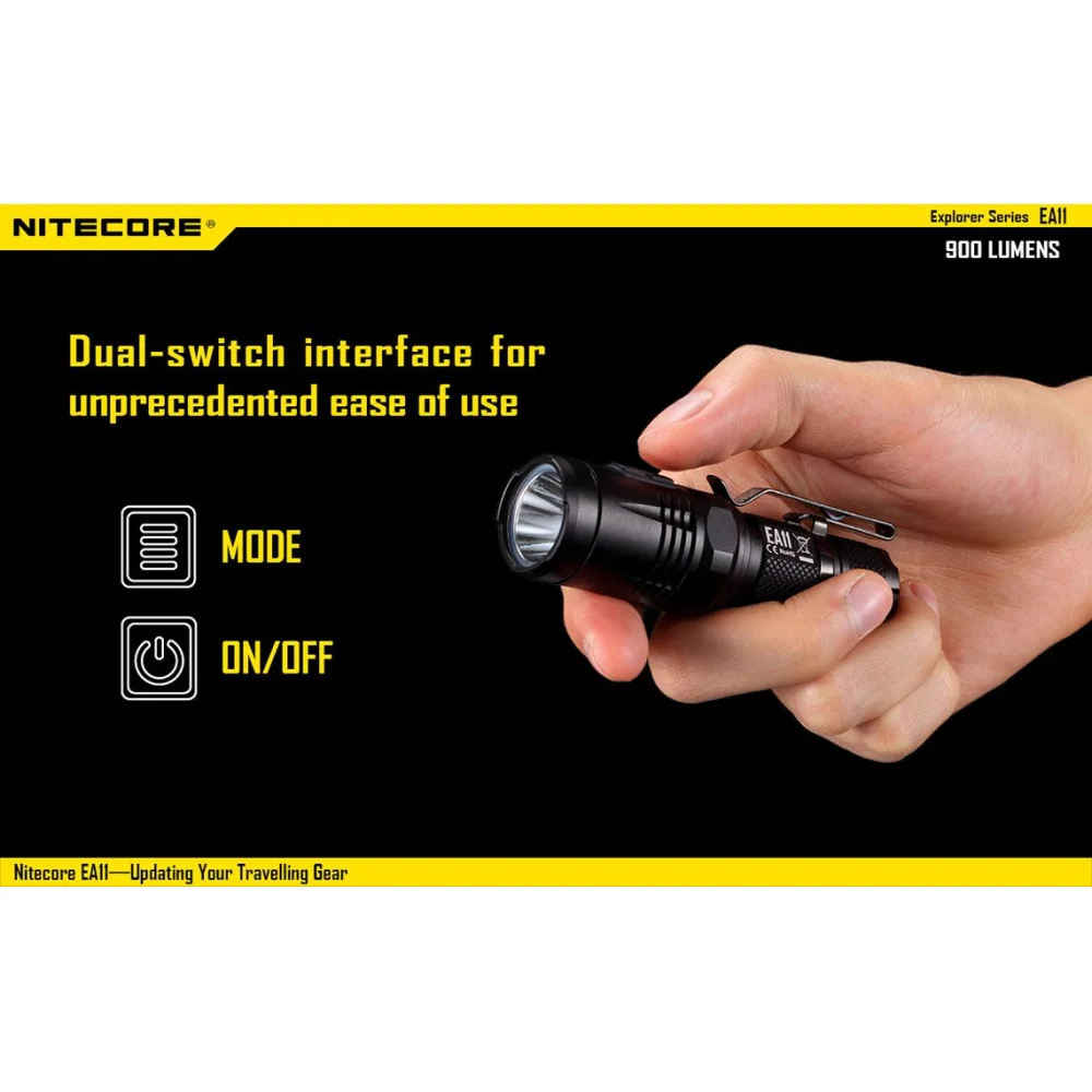 Latarka Nitecore EA11 900 lumenów 10 Latarka Nitecore EA11 900 lumenów
