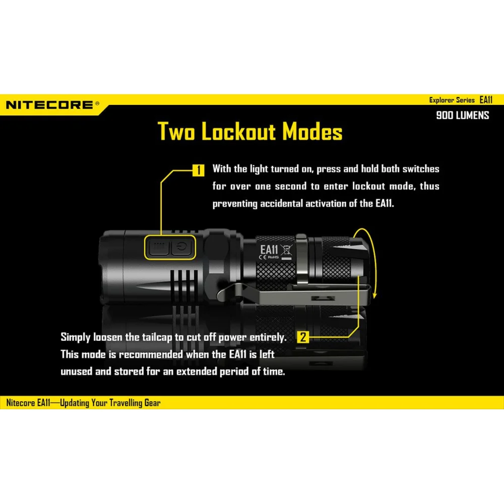 Latarka Nitecore EA11 900 lumenów 14 Latarka Nitecore EA11 900 lumenów