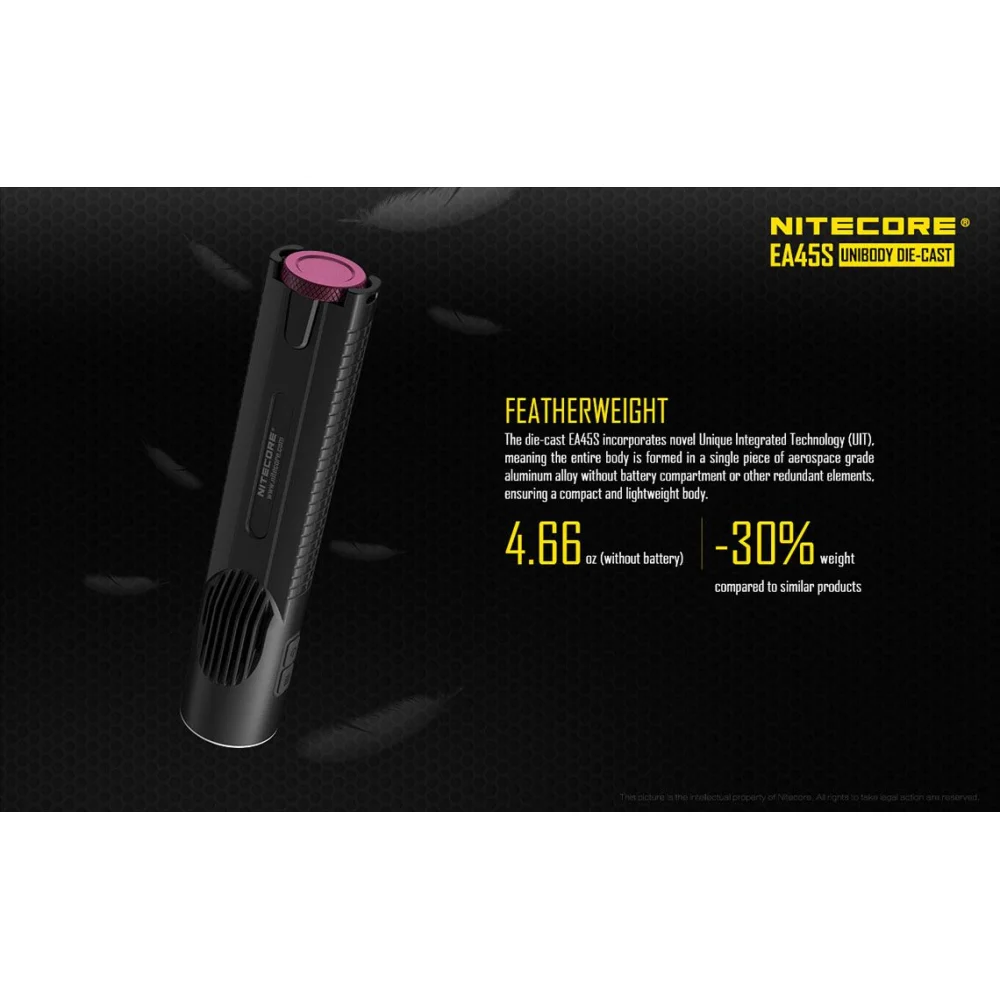Latarka Nitecore LED Cree XP-L HI V3 EA45S 1000 lumenów 11 Latarka Nitecore LED Cree XP-L HI V3 EA45S 1000 lumenów