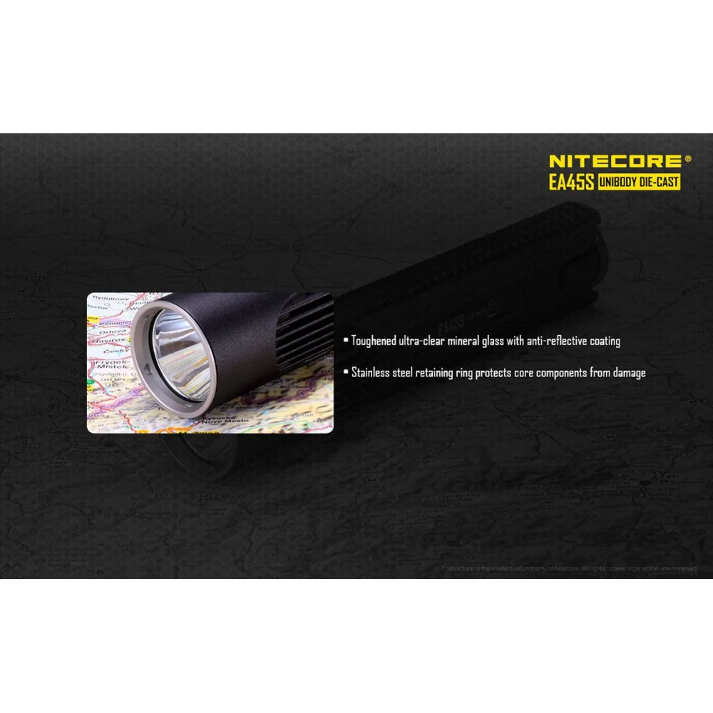 Latarka Nitecore LED Cree XP-L HI V3 EA45S 1000 lumenów 21 Latarka Nitecore LED Cree XP-L HI V3 EA45S 1000 lumenów