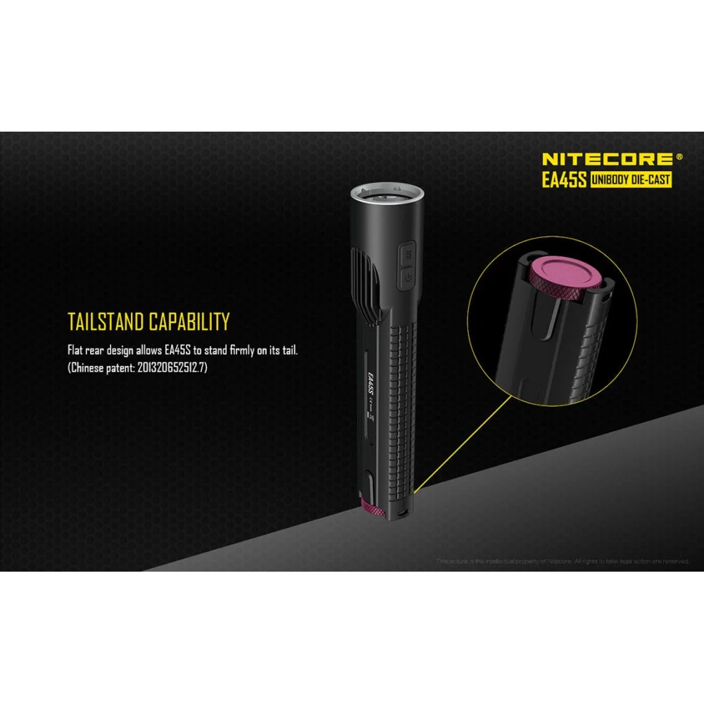 Latarka Nitecore LED Cree XP-L HI V3 EA45S 1000 lumenów 23 Latarka Nitecore LED Cree XP-L HI V3 EA45S 1000 lumenów