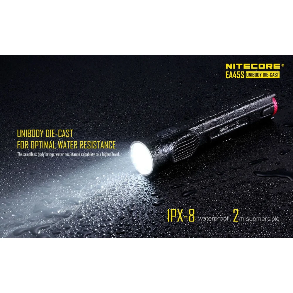 Latarka Nitecore LED Cree XP-L HI V3 EA45S 1000 lumenów 25 Latarka Nitecore LED Cree XP-L HI V3 EA45S 1000 lumenów
