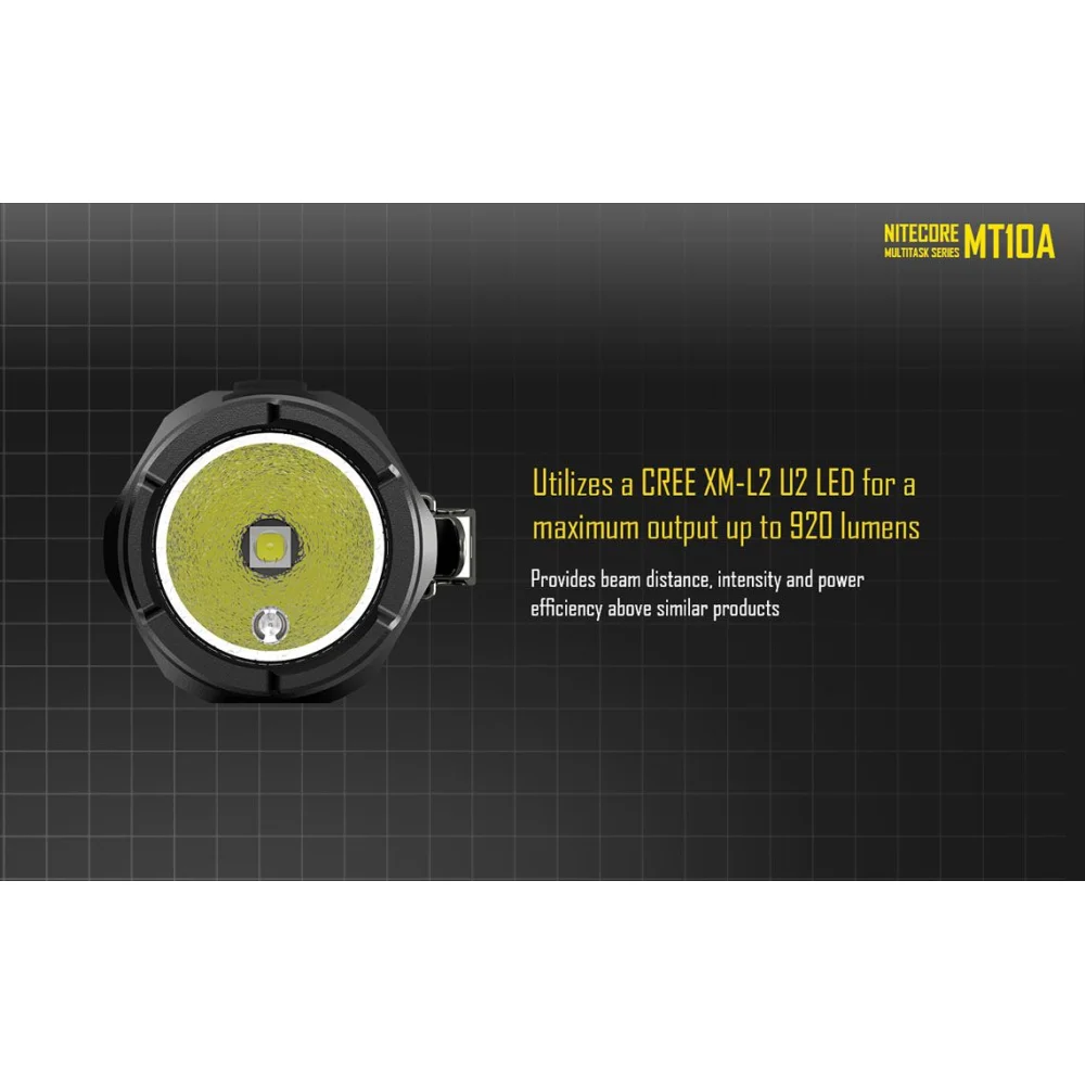 Latarka Nitecore MT10A 920 Lumenów 6 Latarka Nitecore MT10A 920 Lumenów