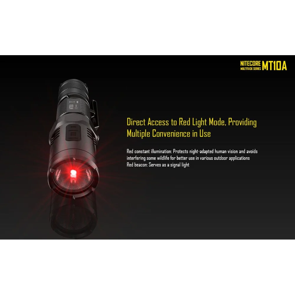 Latarka Nitecore MT10A 920 Lumenów 9 Latarka Nitecore MT10A 920 Lumenów