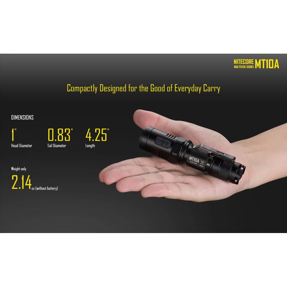 Latarka Nitecore MT10A 920 Lumenów 14 Latarka Nitecore MT10A 920 Lumenów