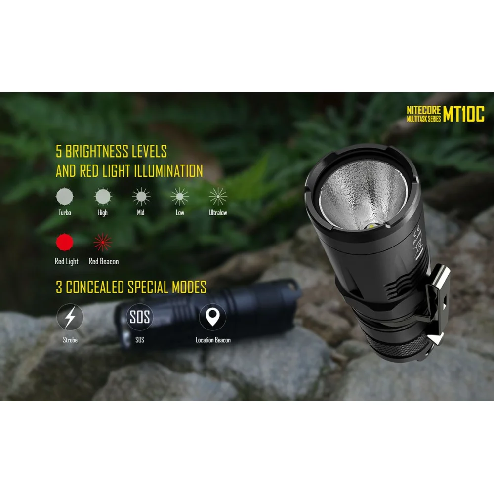 Latarka Nitecore MT10C 920 Lumenów 10 Latarka Nitecore MT10C 920 Lumenów