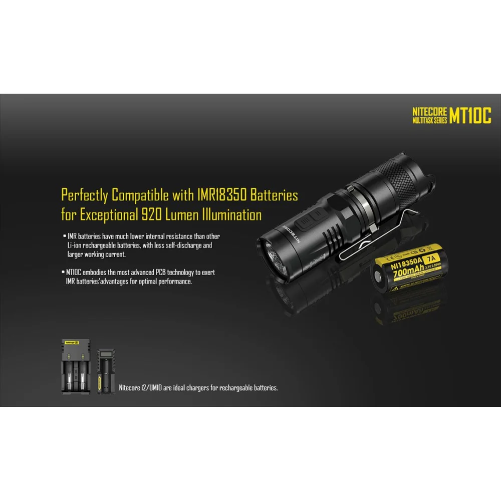 Latarka Nitecore MT10C 920 Lumenów 12 Latarka Nitecore MT10C 920 Lumenów