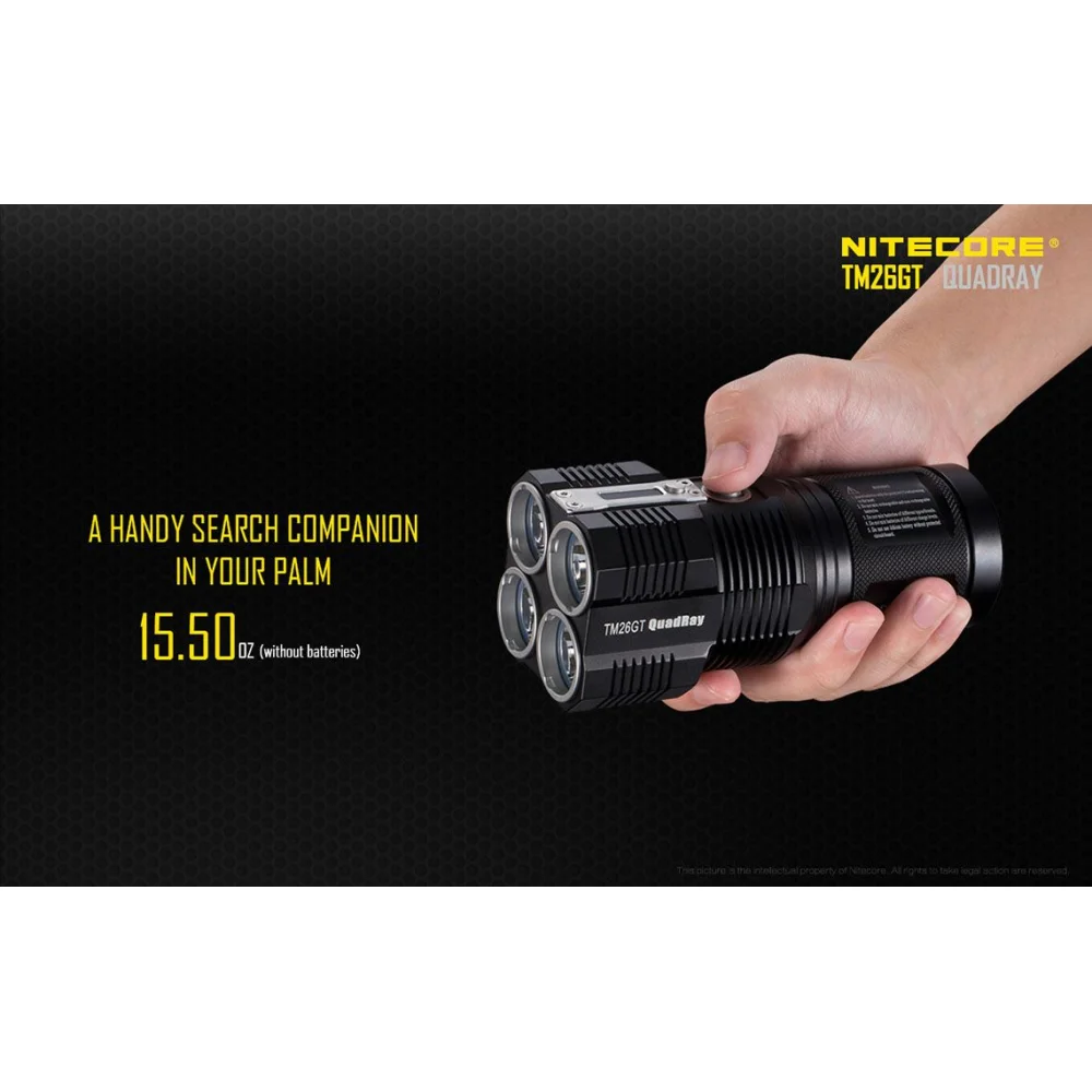 Latarka Led Nitecore TM26GT 3500 Lumenów 13 Latarka Led Nitecore TM26GT 3500 Lumenów