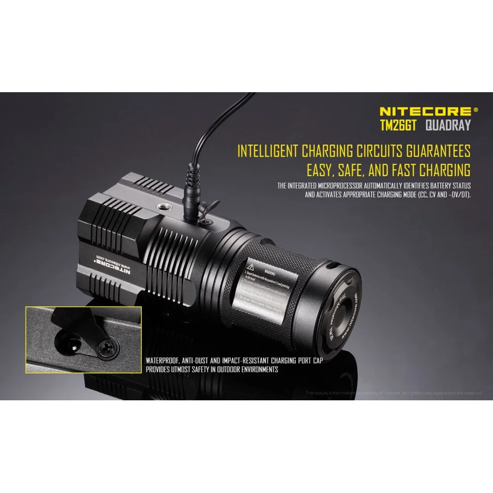 Latarka Led Nitecore TM26GT 3500 Lumenów 14 Latarka Led Nitecore TM26GT 3500 Lumenów