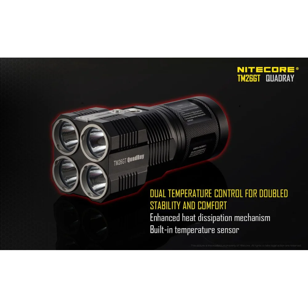 Latarka Led Nitecore TM26GT 3500 Lumenów 19 Latarka Led Nitecore TM26GT 3500 Lumenów