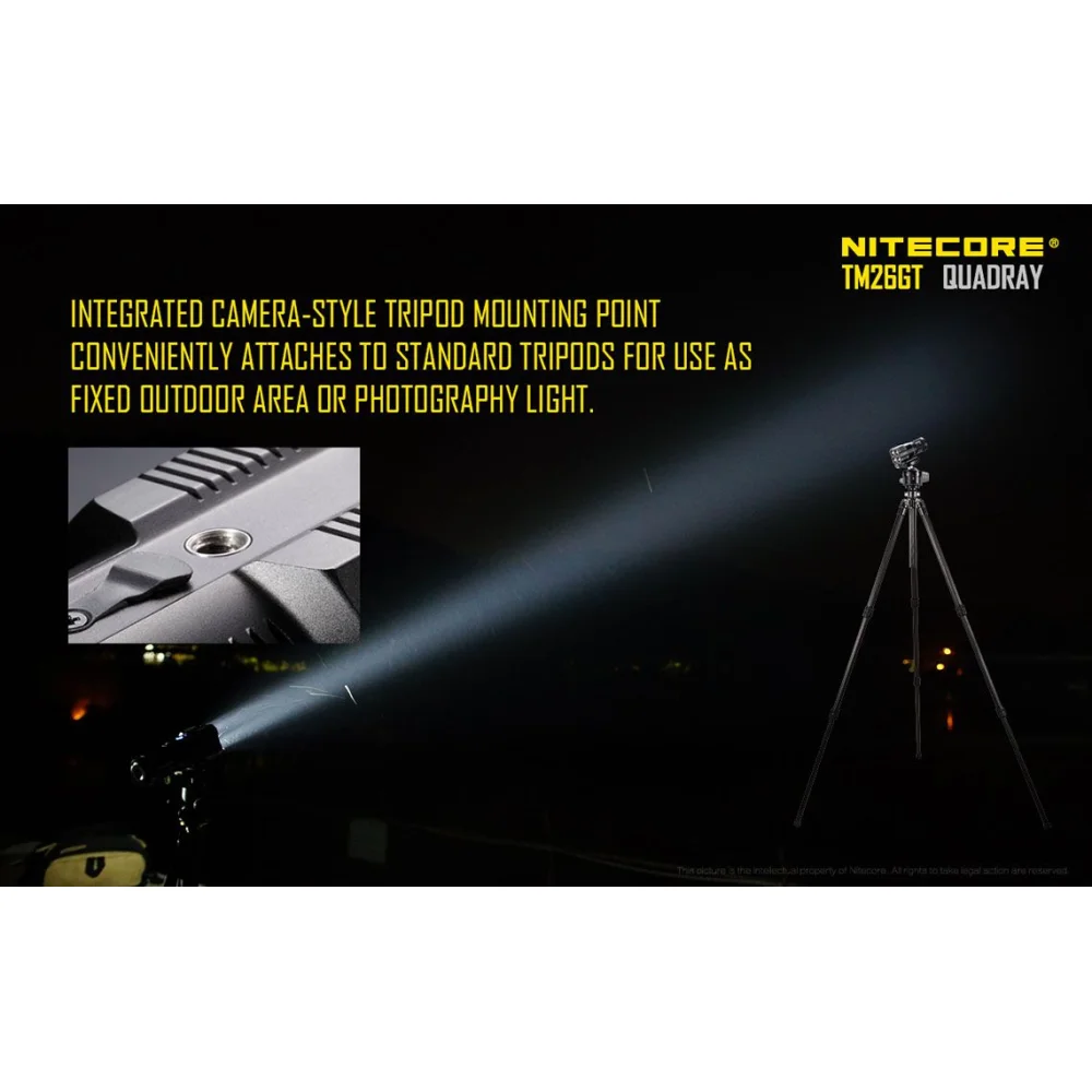Latarka Led Nitecore TM26GT 3500 Lumenów 21 Latarka Led Nitecore TM26GT 3500 Lumenów