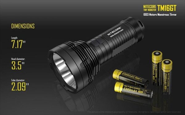 Latarka Led Nitecore TM16GT 3600 Lumenów-17
