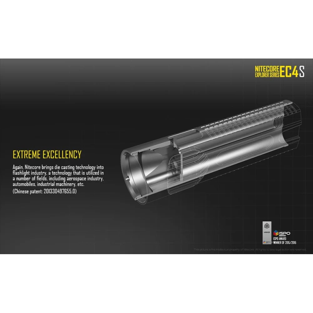 Latarka LED Nitecore EC4SW - Neutral White - 2000 Lumenów 9 Latarka LED Nitecore EC4SW – Neutral White – 2000 Lumenów
