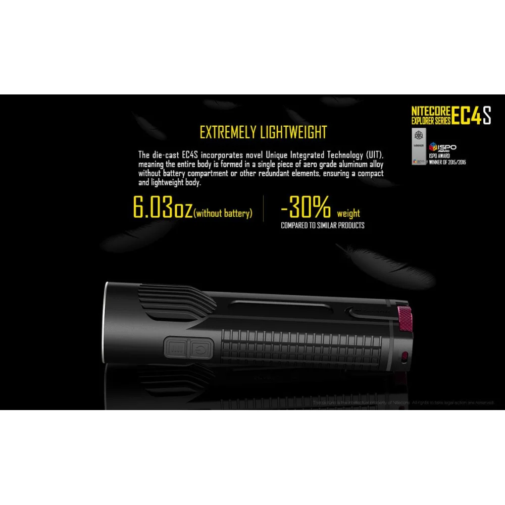 Latarka LED Nitecore EC4SW - Neutral White - 2000 Lumenów 11 Latarka LED Nitecore EC4SW – Neutral White – 2000 Lumenów