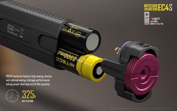 Latarka LED Nitecore EC4SW - Neutral White - 2000 Lumenów-13