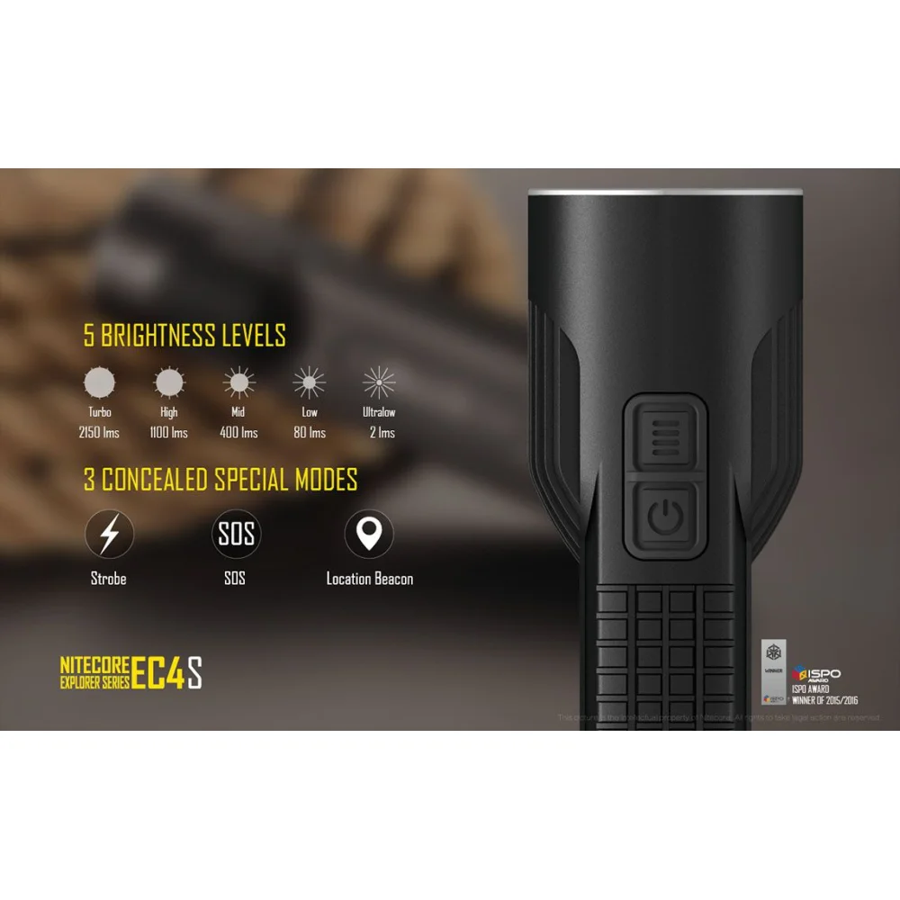 Latarka LED Nitecore EC4SW - Neutral White - 2000 Lumenów 20 Latarka LED Nitecore EC4SW – Neutral White – 2000 Lumenów
