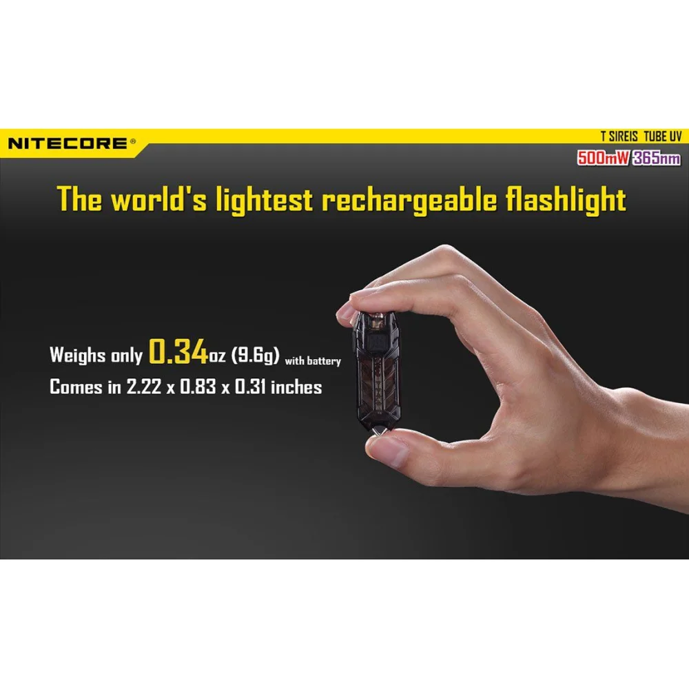 Latarka Nitecore TUBE UV Czarna 8 Latarka Nitecore TUBE UV Czarna