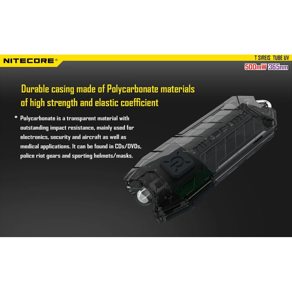Latarka Nitecore TUBE UV Czarna 11 Latarka Nitecore TUBE UV Czarna