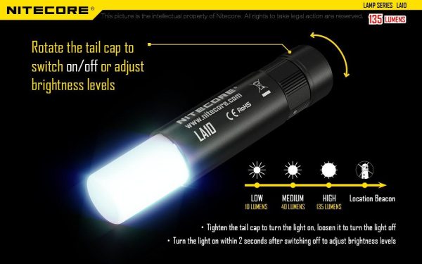 Latarka Nitecore LA10 135 Lumenów-13
