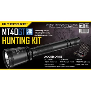 Zestaw myśliwski Hunting Kit – latarka MT40GT (1000 Lumenów)