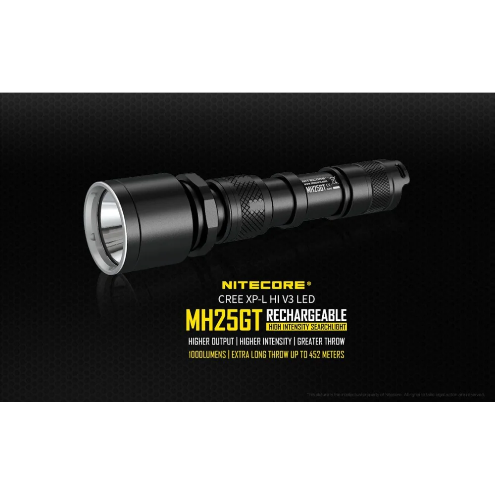 Latarka Nitecore MH25GT 1000 Lumenów 5 Latarka Nitecore MH25GT 1000 Lumenów
