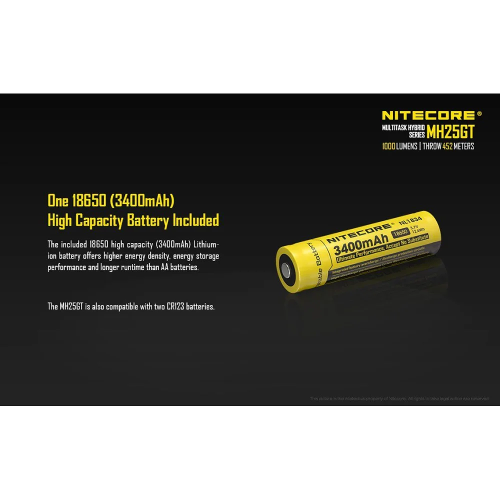 Latarka Nitecore MH25GT 1000 Lumenów 9 Latarka Nitecore MH25GT 1000 Lumenów