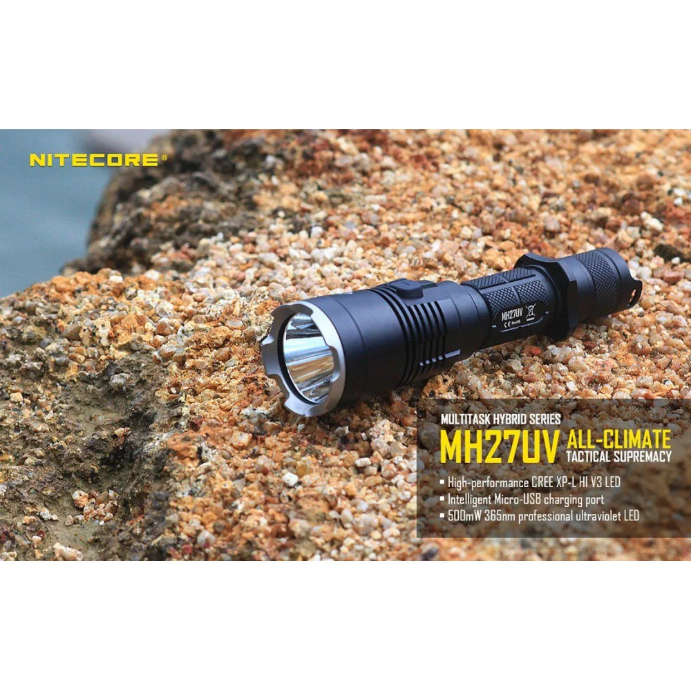 Latarka Nitecore MH27UV 1000 Lumenów 6 Latarka Nitecore MH27UV 1000 Lumenów