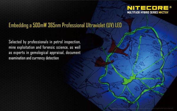 Latarka Nitecore MH27UV 1000 Lumenów-8